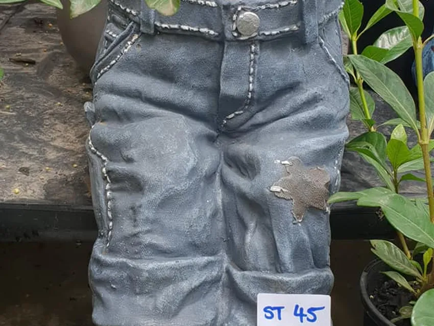 Somerville Garden Supplies - Jeans Planter Sitting