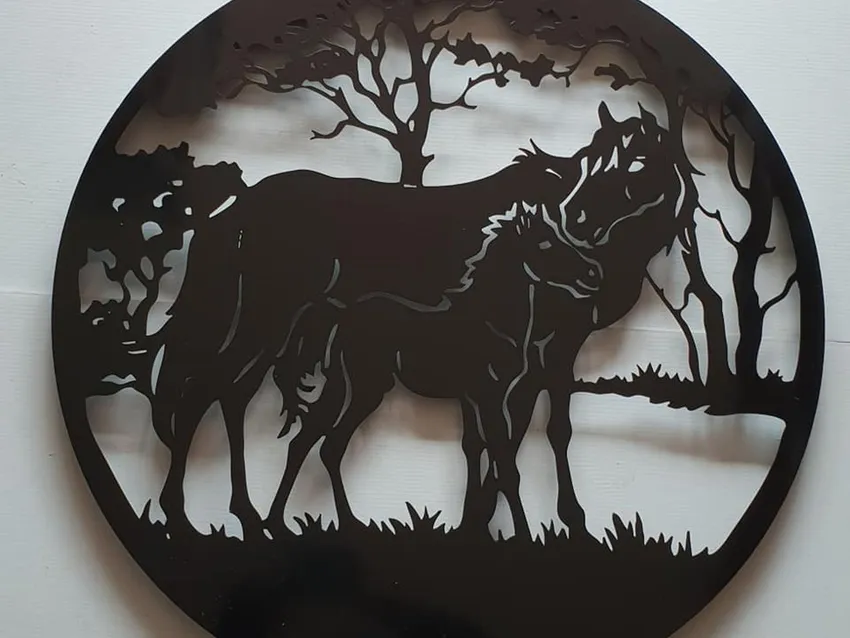 Somerville Garden Supplies - Round Large Wall Art - assorted